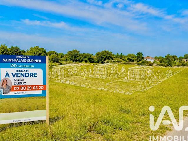 Vente Terrain 1418 m2 Saint Palais sur Mer