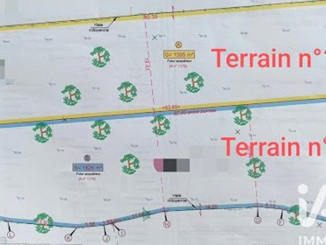 Vente Terrain 1595 m2 Acquin Westbécourt
