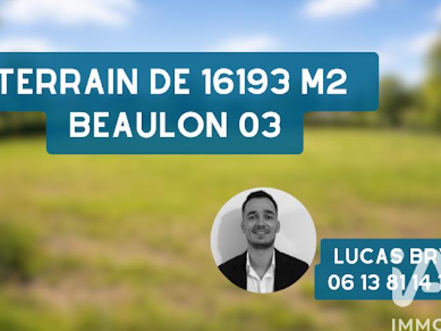 Vente Terrain 16193 m2 Beaulon