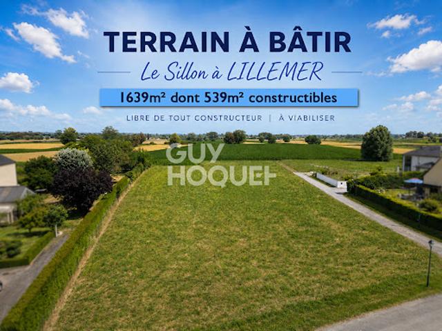 Vente Terrain 1639 m2 Lillemer