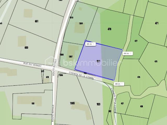 Vente Terrain 1646 m2 Les Chavannes en Maurienne
