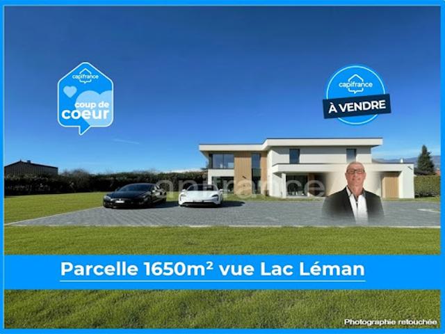Vente Terrain 1650 m2 Messery