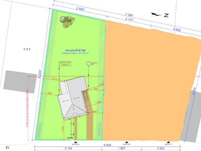 Vente Terrain 1691 m2 Villenauxe la Petite