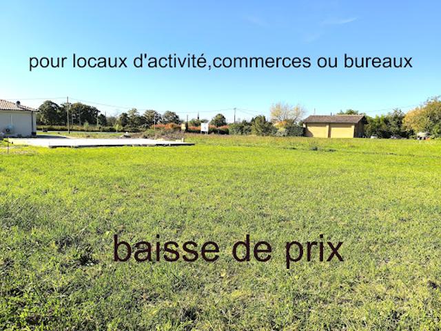Vente Terrain 1760 m2 Grisolles