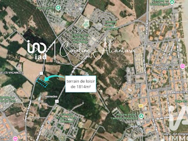 Vente Terrain 1814 m2 Argeles sur mer