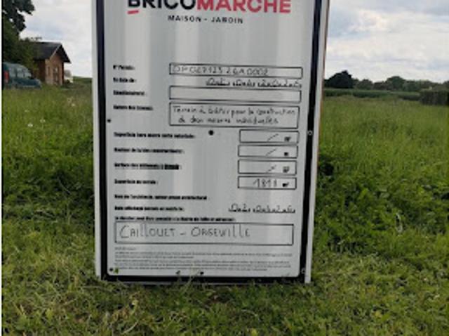 Vente Terrain 1818 m2 Caillouet Orgeville