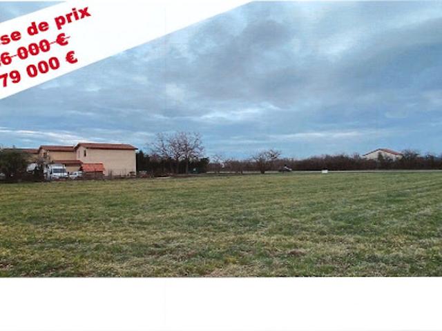 Vente Terrain 1832 m2 Champdieu