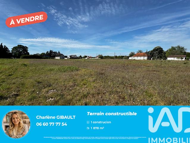 Vente Terrain 1878 m2 Chabris