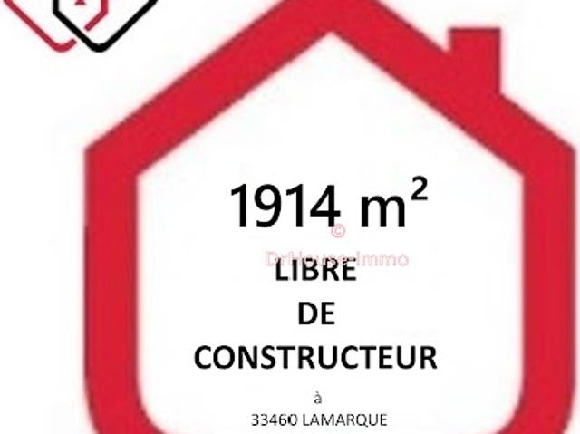 Vente Terrain 1914 m2 Lamarque