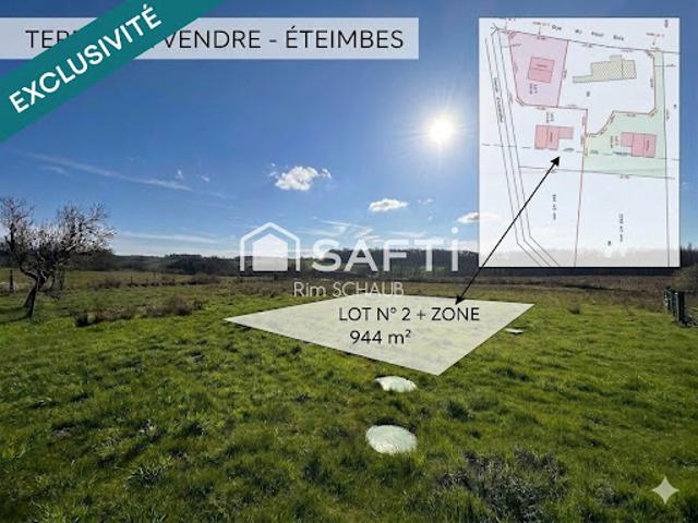 Vente Terrain 1958 m2 Eteimbes