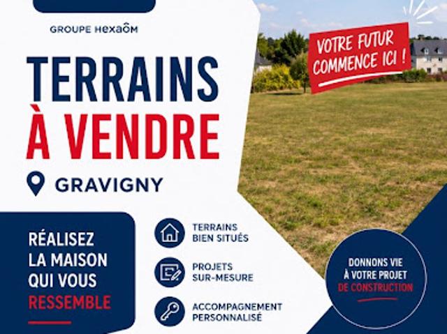 Vente Terrain 1000 m2 Saint andre de l'eure