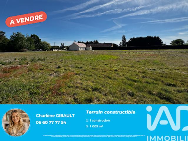 Vente Terrain 1009 m2 Chabris