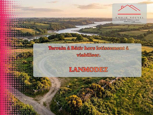 Vente Terrain 1011 m2 Lanmodez