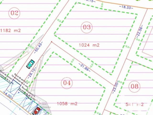 Vente Terrain 1024 m2 Beziers