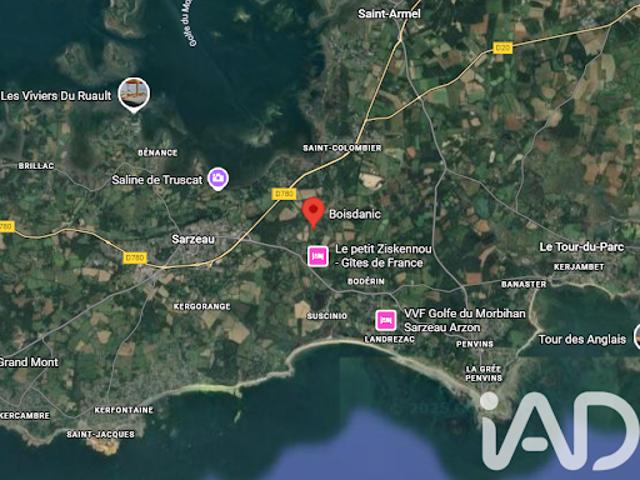 Vente Terrain 1032 m2 Sarzeau