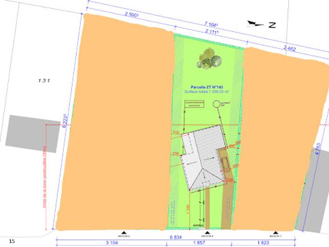Vente Terrain 1068 m2 Villenauxe la Petite