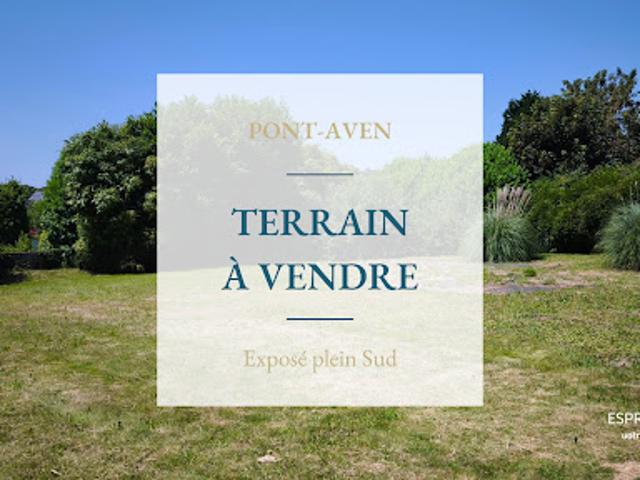 Vente Terrain 1080 m2 Pont Aven