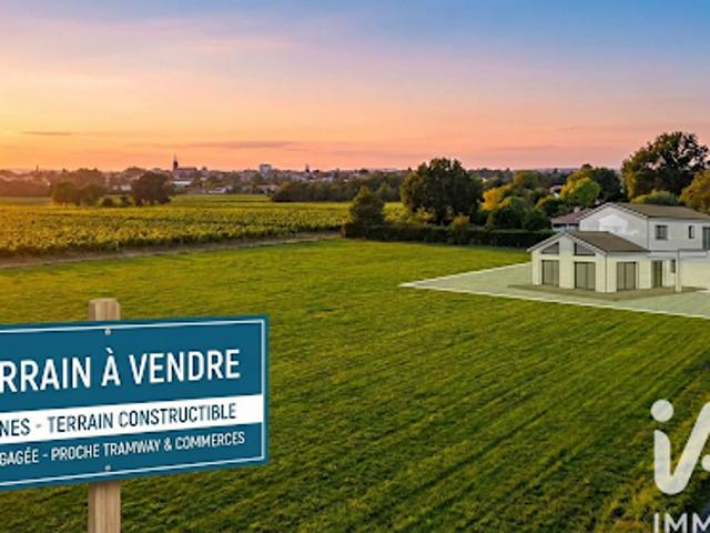 Vente Terrain 1089 m2 Bordeaux