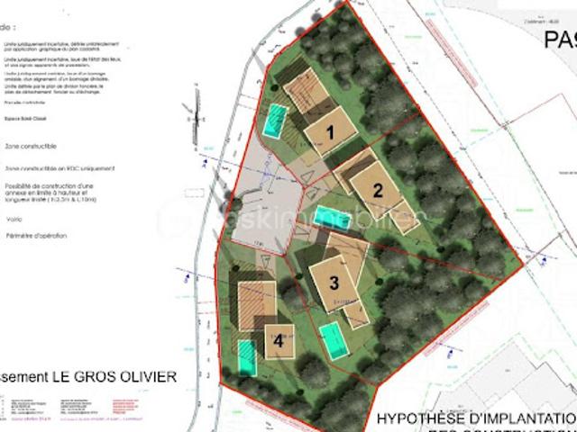 Vente Terrain 1121 m2 Montpellier