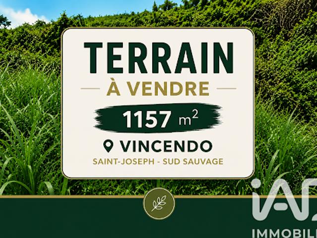 Vente Terrain 1157 m2 Saint joseph