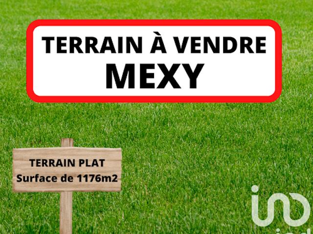 Vente Terrain 1176 m2 Mexy