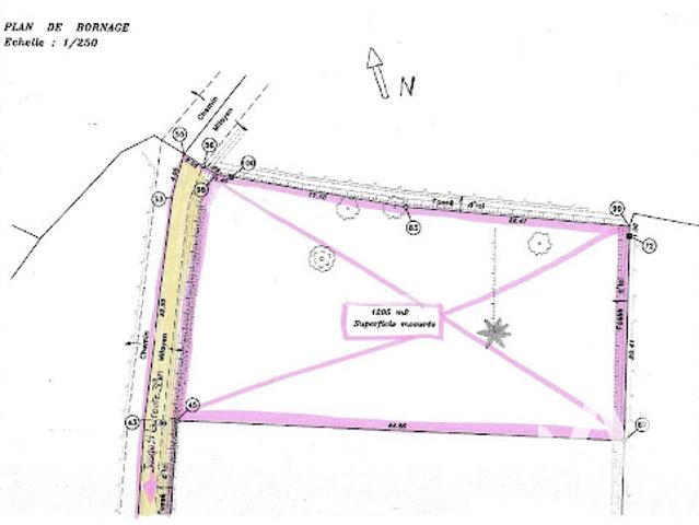 Vente Terrain 1200 m2 Change