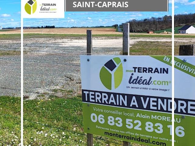 Vente Terrain 1294 m2 Saint Caprais