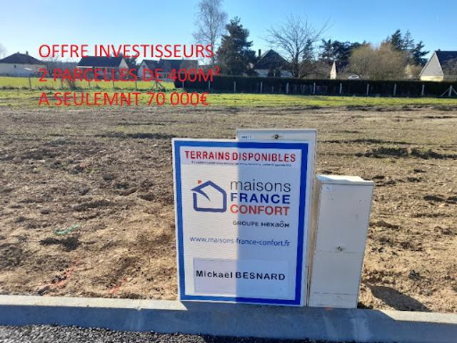 Vente Terrain 1300 m2 La Haye Malherbe