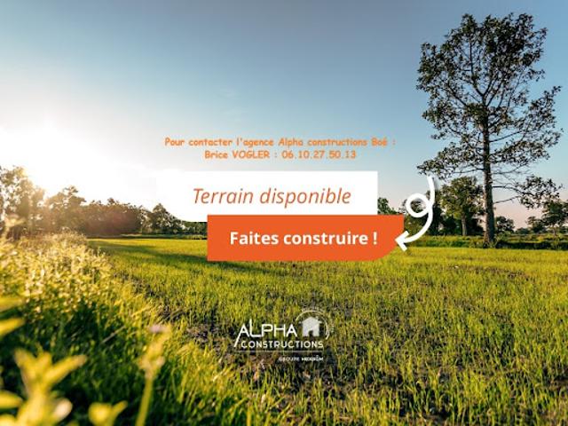 Vente Terrain 1300 m2 Monflanquin