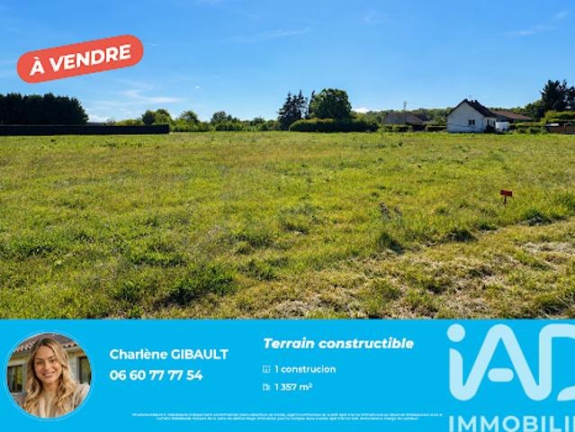 Vente Terrain 1357 m2 Chabris