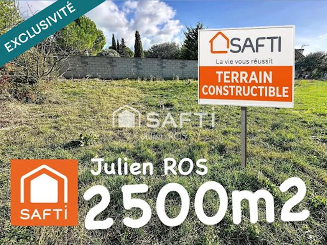 Vente Terrain 2575 m2 Puisserguier