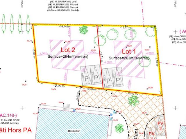 Vente Terrain 263 m2 Mus