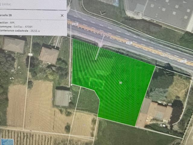 Vente Terrain 2655 m2 Estillac