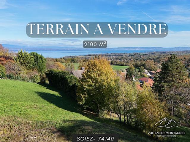 Vente Terrain 2100 m2 Sciez