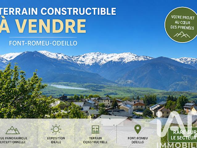 Vente Terrain 215 m2 Font Romeu Odeillo Via