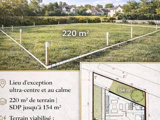 Vente Terrain 220 m2 Champigny sur Marne