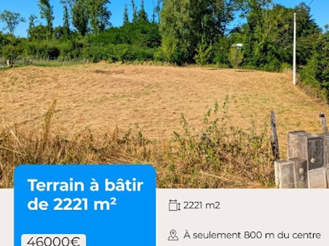 Vente Terrain 2221 m2 Bletterans