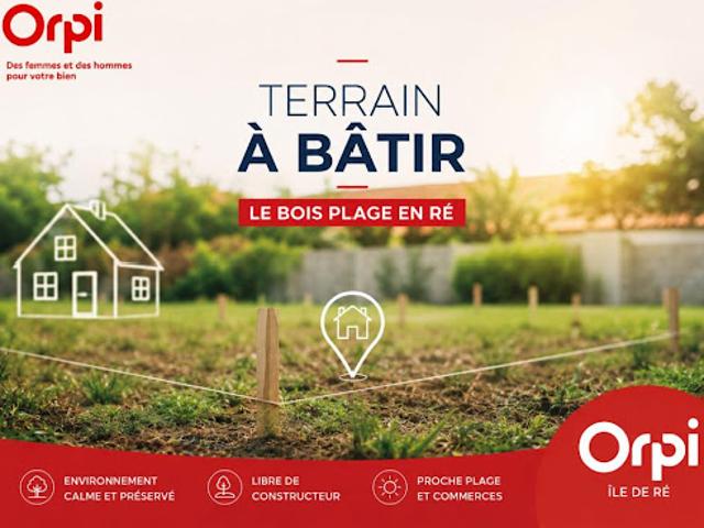 Vente Terrain 355 m2 Le bois plage en re