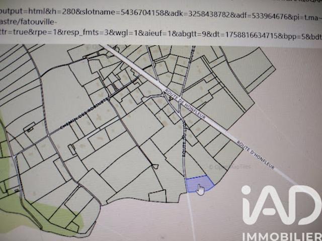 Vente Terrain 3635 m2 Fatouville Grestain