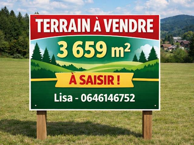 Vente Terrain constructible 3659 m2 Gerardmer