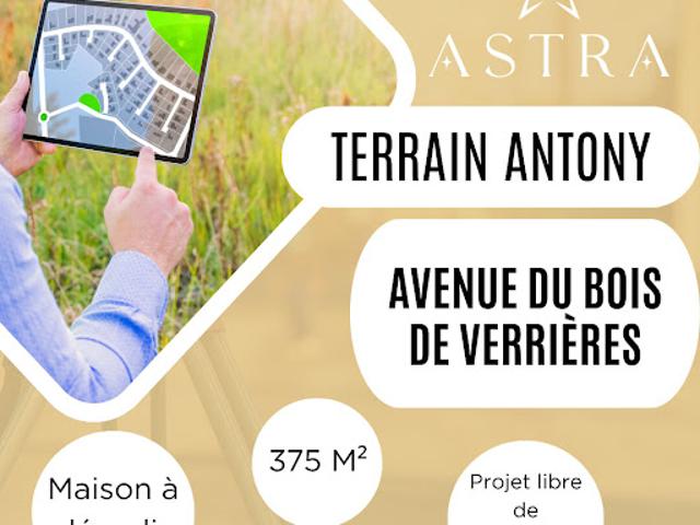 Vente Terrain 375 m2 Antony