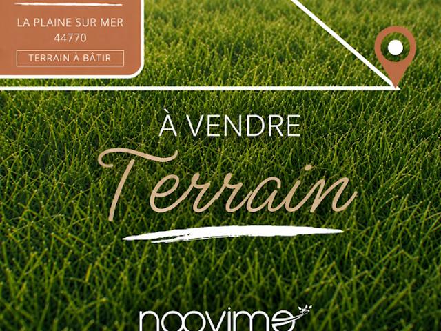 Vente Terrain 392 m2 La Plaine sur Mer