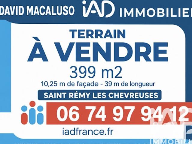 Vente Terrain 399 m2 Saint Rémy lès Chevreuse