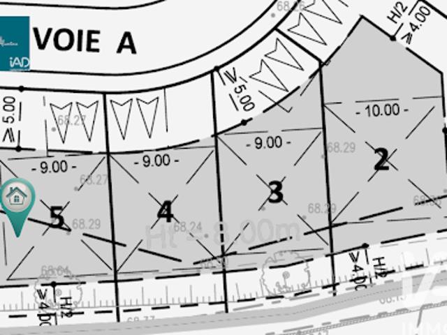 Vente Terrain 303 m2 Pézilla la Rivière