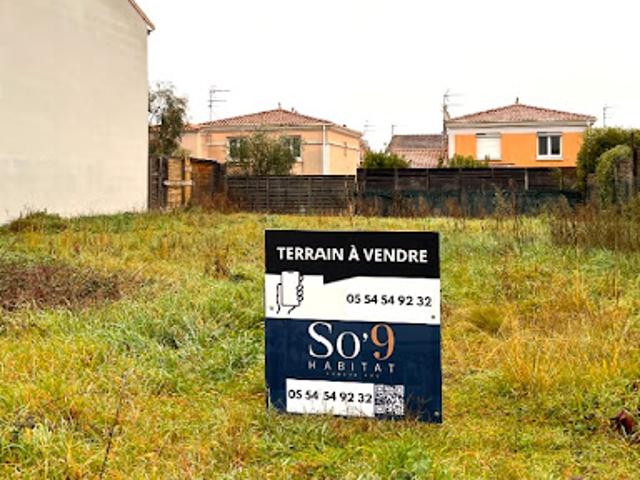 Vente Terrain 270 m2 Bordeaux
