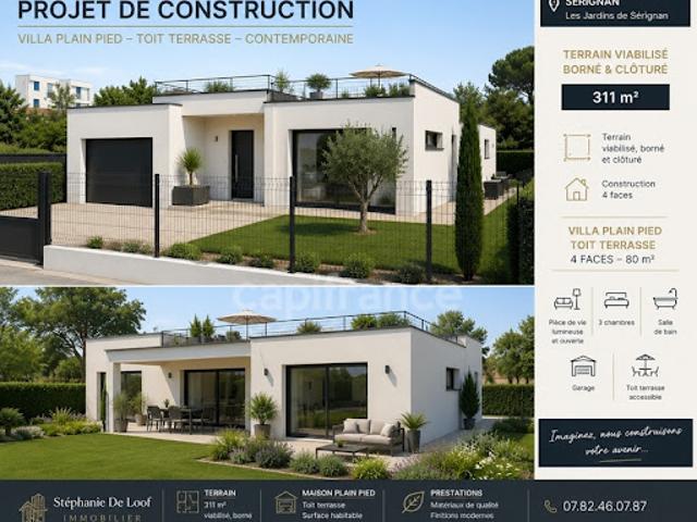 Vente Terrain 311 m2 Serignan