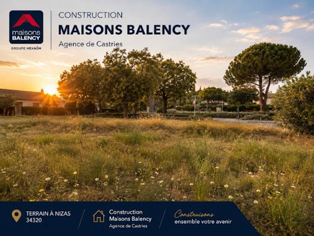 Vente Terrain 327 m2 Nizas