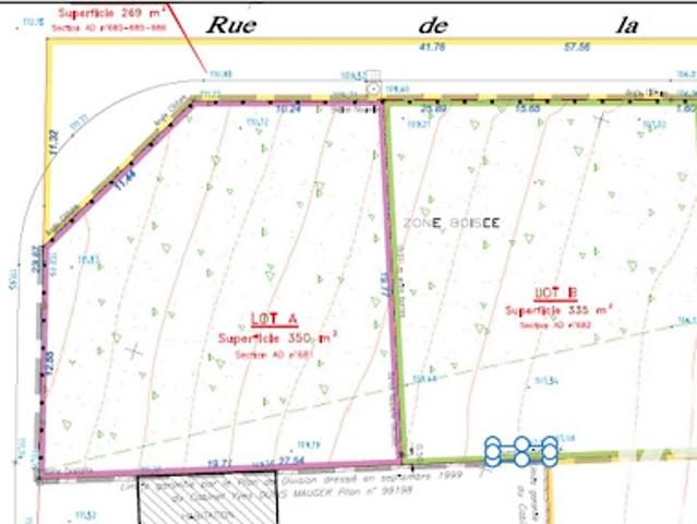 Vente Terrain 335 m2 Crégy lès Meaux