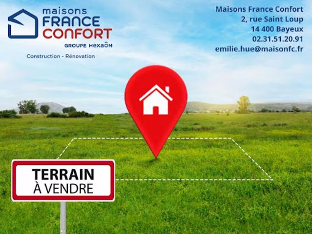 Vente Terrain 441 m2 Port en Bessin Huppain