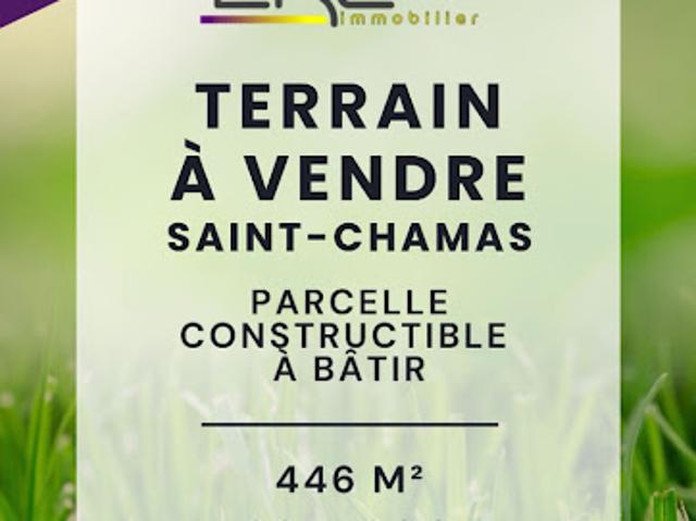 Vente Terrain 446 m2 Saint Chamas